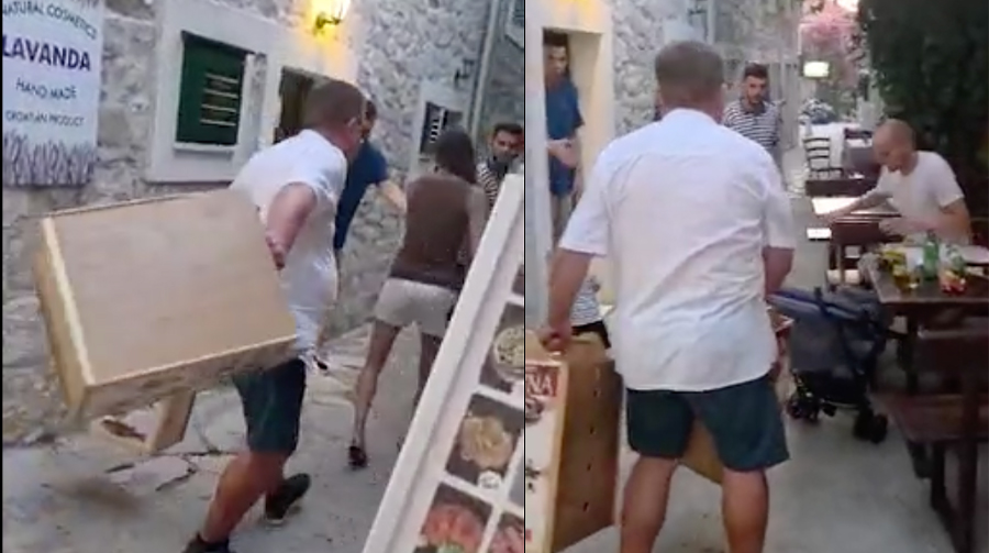 NASILJE U PRIMOŠTENU Ugostitelja koji je napao dječja kolica treba hitno izbaciti iz ugostiteljskih udruga i zabraniti mu rad u ugostiteljstvu