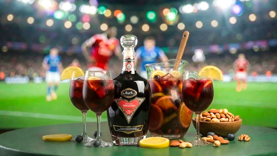 FINALE SVJETSKOG PRVENSTVA S AUROM Teranino Sangria efektna je istarska inačica najpopularnijeg španjolskog vinskog koktela